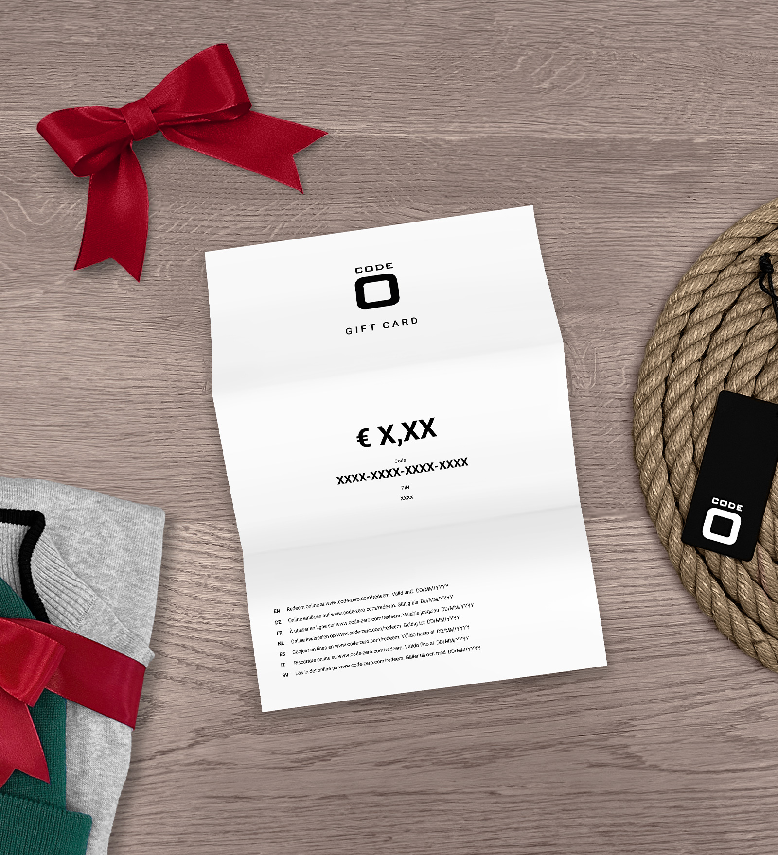 Digital gift card