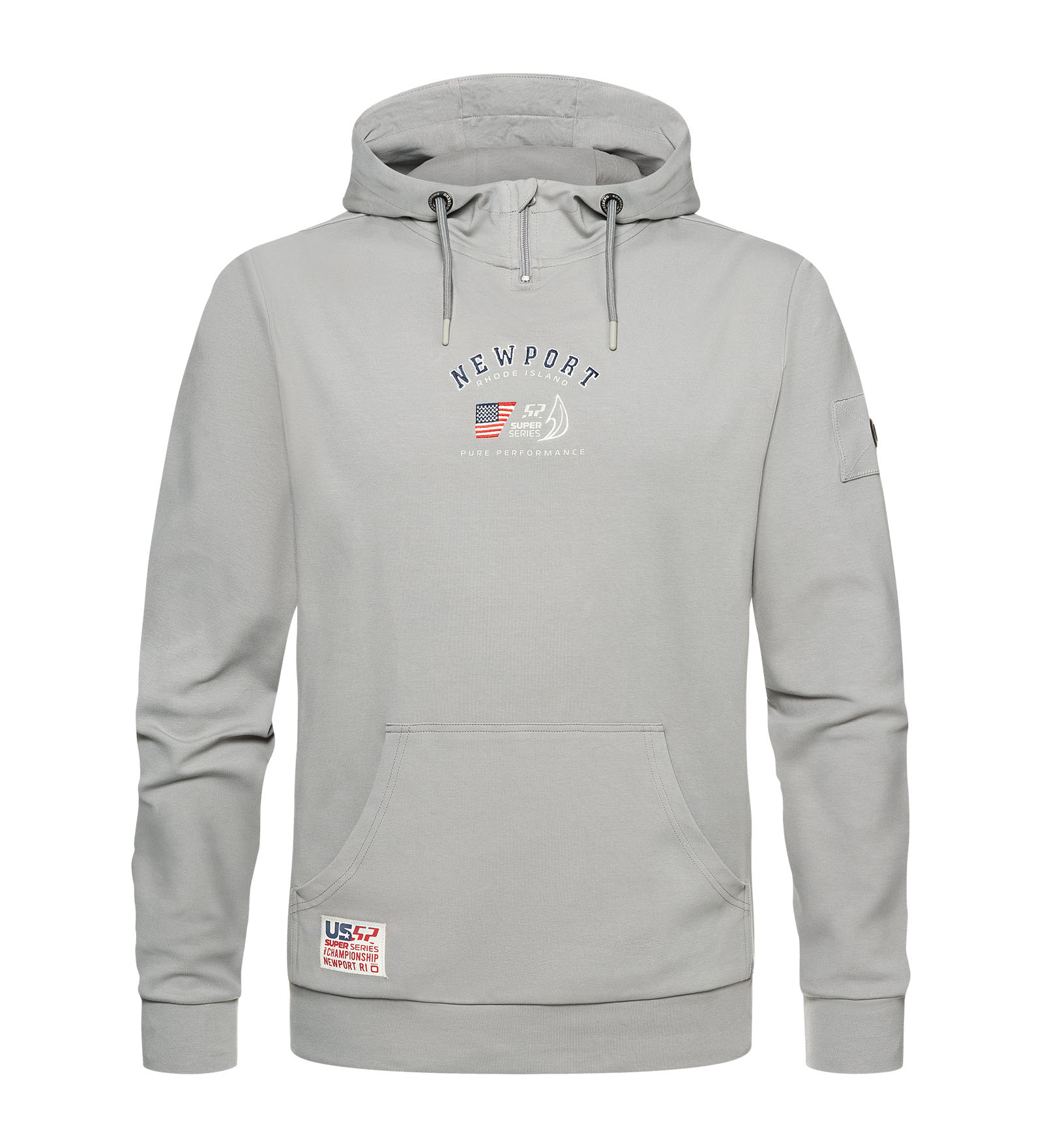 Short-Zip Hoodie Newport