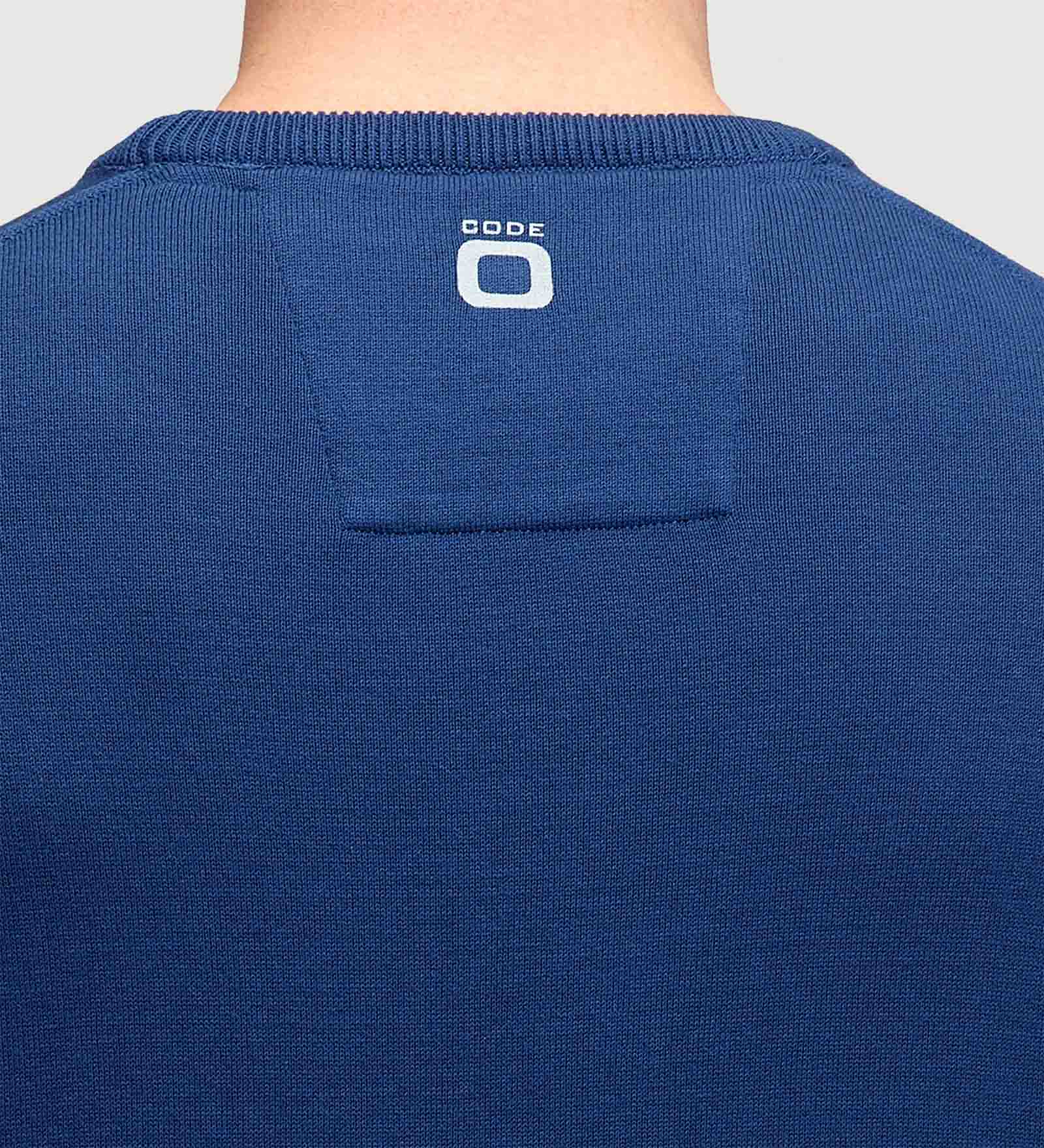 Crewneck Sweater Navy Blue for Men 