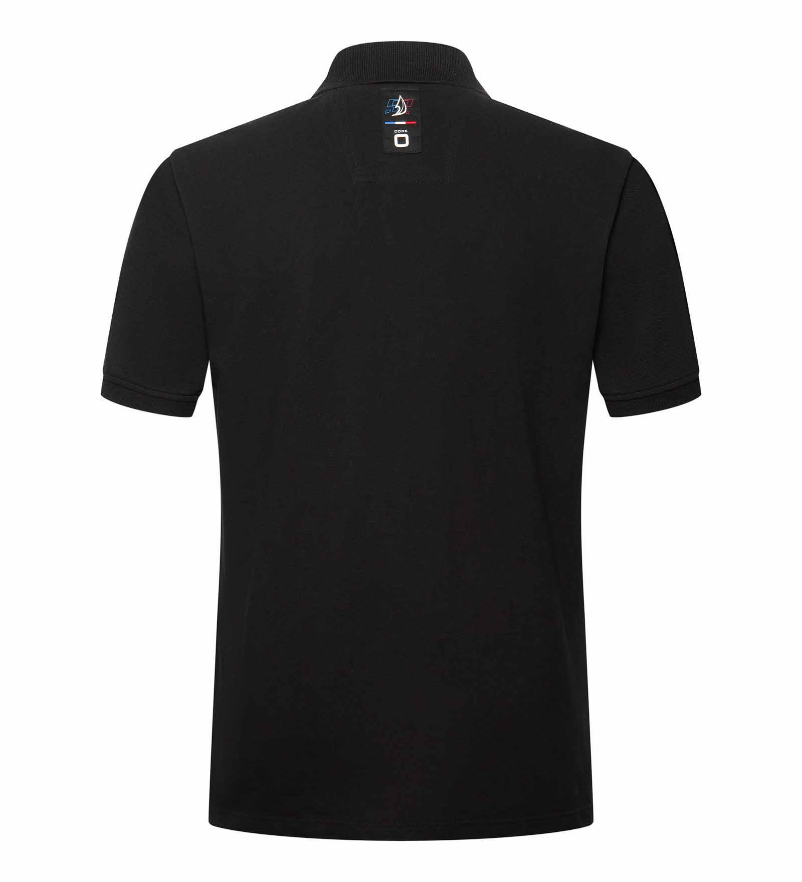 Cotton Polo Shirt Black for Men 