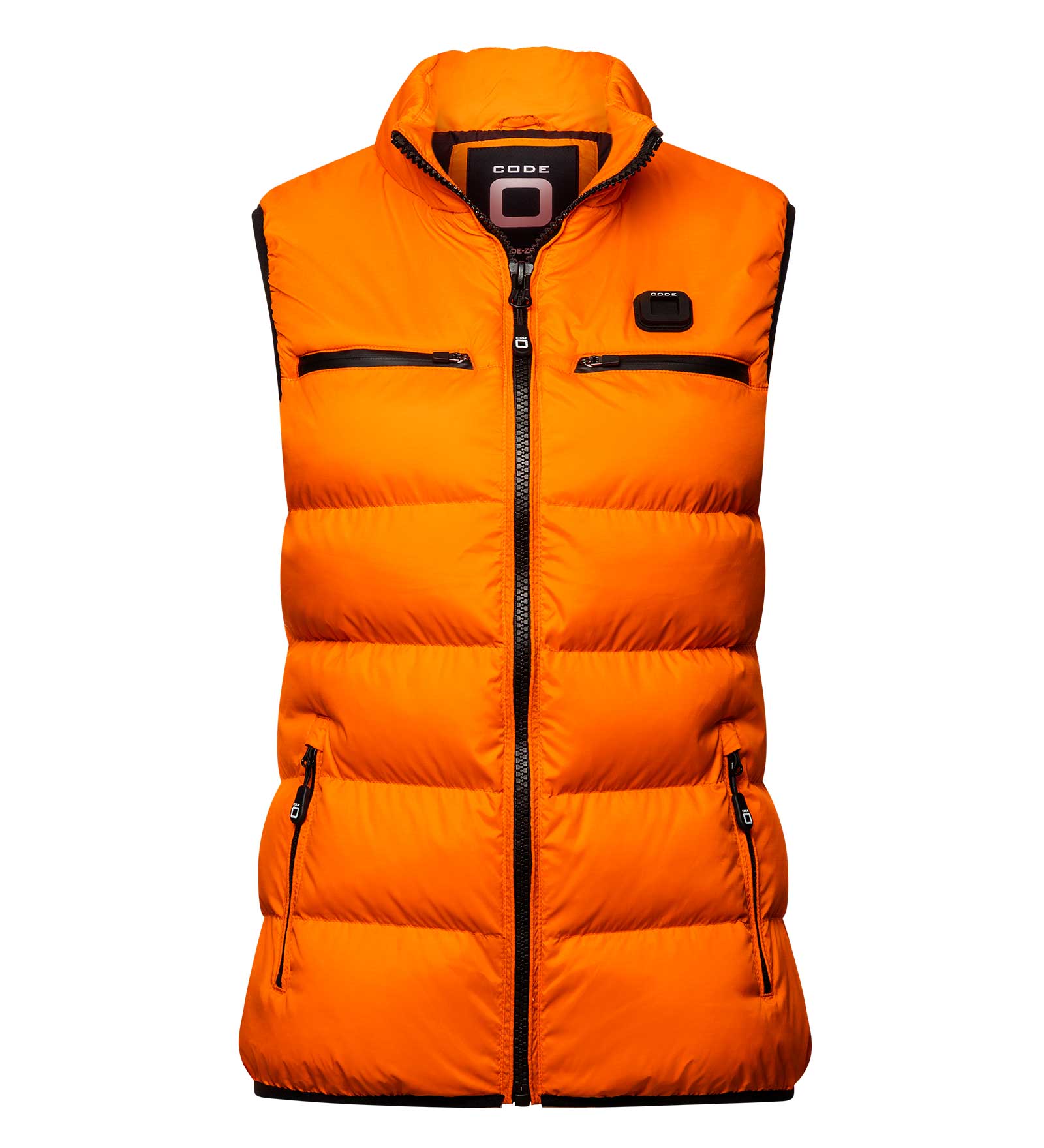 Puffer Gilet Women Orange