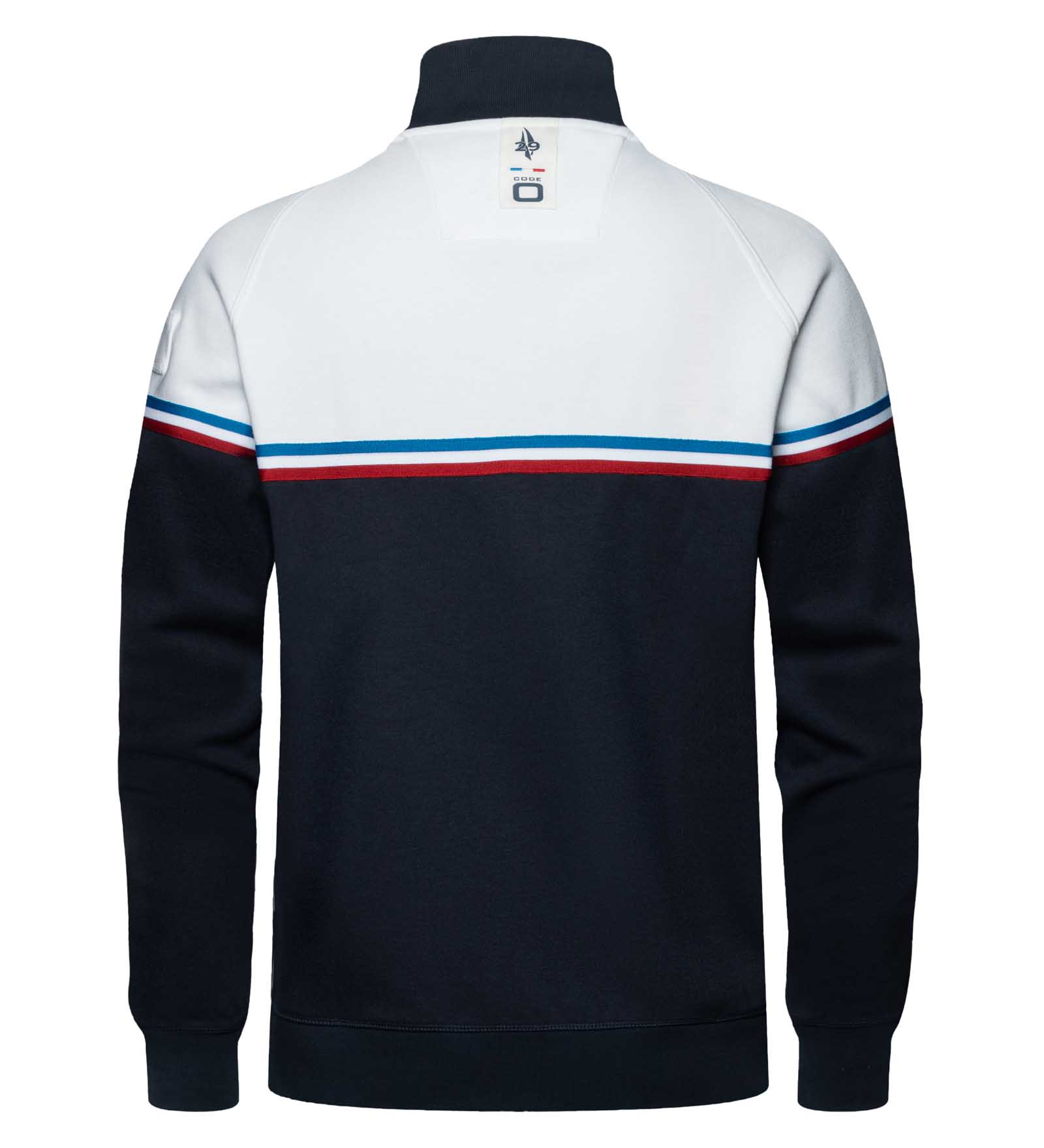 Sudadera con cremallera Azul marino para Hombre 