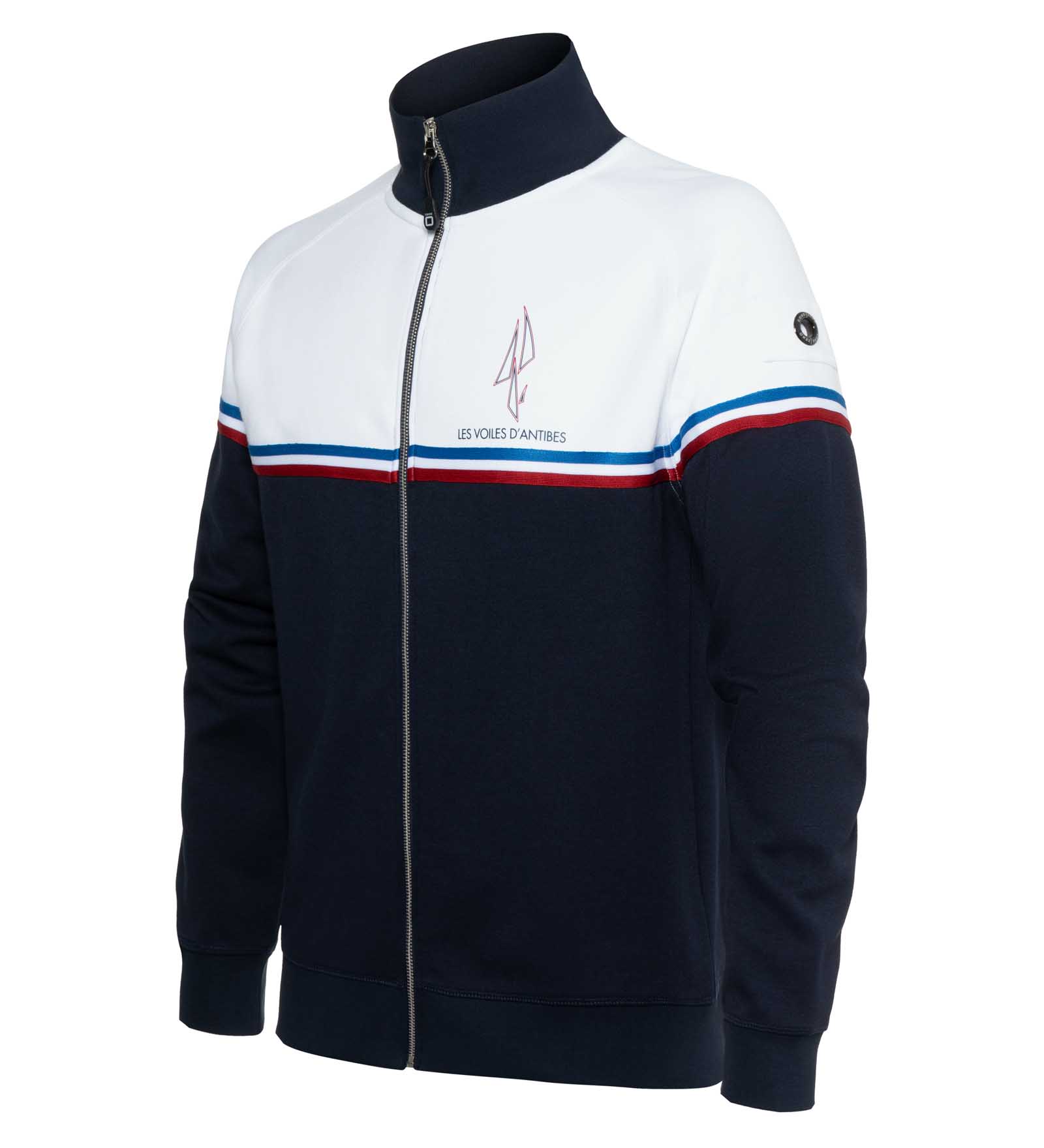 Sudadera con cremallera Azul marino para Hombre 